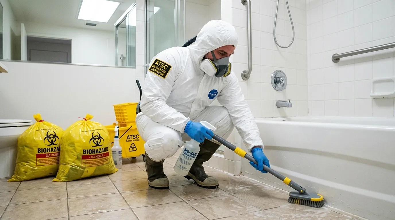 Decontamination equipment deployed for Blood Cleanup in Lochearn